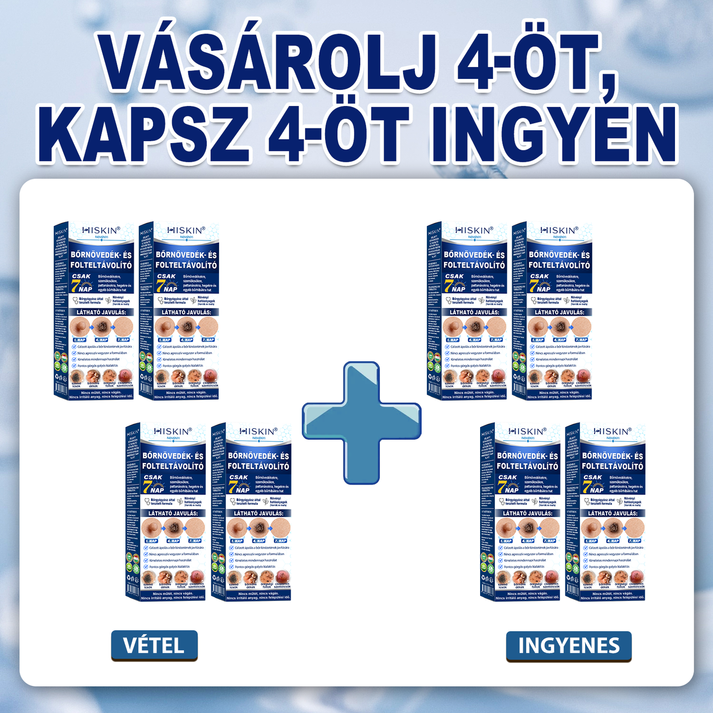 🌿𝐇𝐢𝐒𝐤𝐢𝐧® 🎁 Már csak 5 doboz maradt! A 𝐇𝐢𝐒𝐤𝐢𝐧® 🎁további 30% kedvezményt ad! Állítsd helyre a tested és az egészséged.